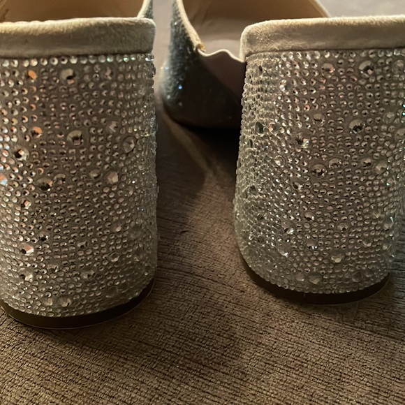 Charles David Formal Rhinestone Crystal Chunky heels - Picture 12 of 13